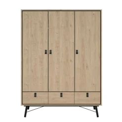 Guardaroba 3 ante Virgil, 60x150 h200 cm,<Dmora Cheap