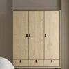 Guardaroba 3 ante Zerbo, 60x150 h200 cm,<Dmora Fashion