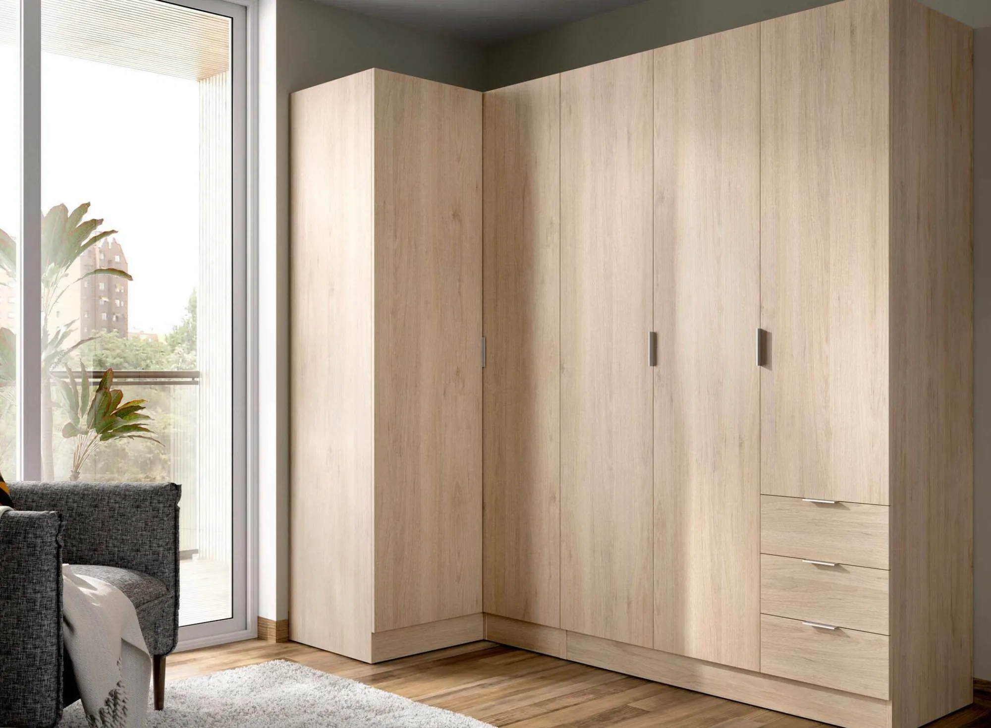 Guardaroba Atena, 214x91h184 cm,<Dmora Hot