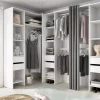 Guardaroba grande Alanno, 234x141 h205 cm,<Dmora Fashion
