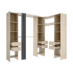 Guardaroba grande Alanno, 234x141 h205 cm,<Dmora New