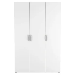 Guardaroba grande Dania, 119x51 h185 cm, Rovere e Bianco opaco<Dmora Store