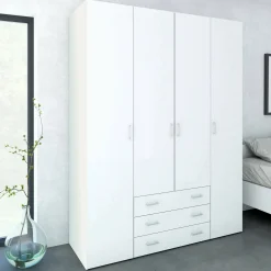 Guardaroba grande Dseren, 154x50 h200 cm,<Dmora Cheap