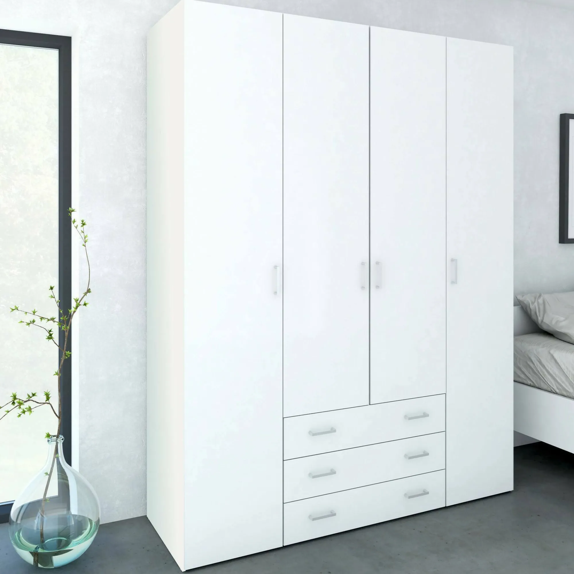 Guardaroba grande Dseren, 154x50 h200 cm,<Dmora Cheap