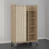 Guardaroba grande Dsesi, 48x100 h160 cm, Rovere e Beige<Dmora Best Sale