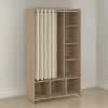 Guardaroba grande Jal, 48x105 h180 cm, Rovere e Beige<Dmora Cheap