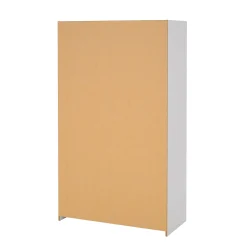 Guardaroba grande Jal, 48x105 h180 cm, Bianco e Grigio<Dmora Clearance