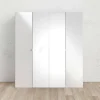 Guardaroba grande Keila, 196x60 h219 cm, Bianco<Dmora Shop