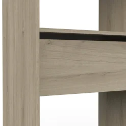 Guardaroba grande Serpentina, 167x50 h192 cm, Rovere e Bianco opaco<Dmora Best Sale