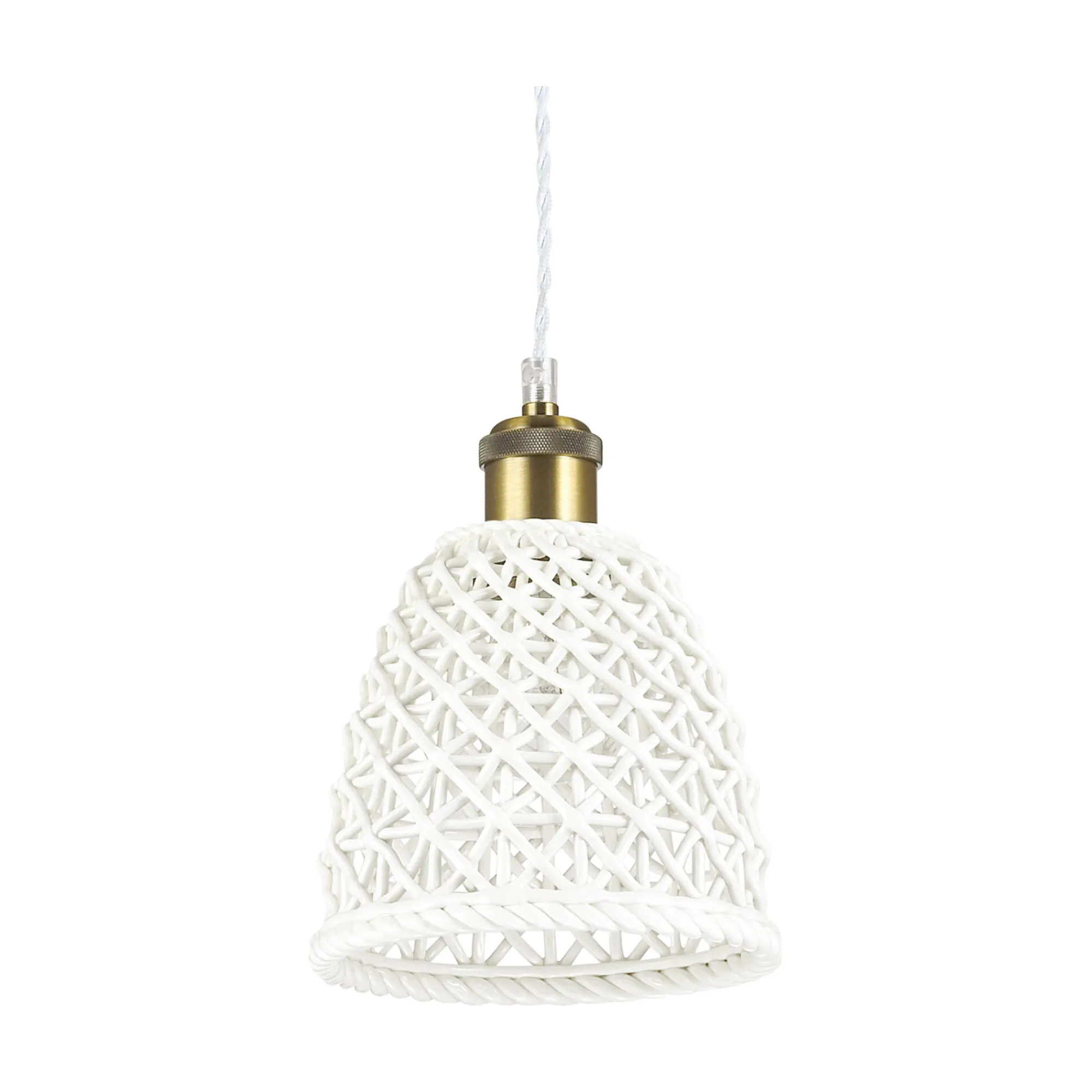 Ideal-Lux - Lampada a sospensione LUGANO SP1 D16, 16 x 16 x h46 cm,<Dmora Cheap
