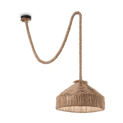 Ideal-Lux - Lampada a sospensione CANAPA SP1, 41 x 41 x h50 cm,<Dmora Shop
