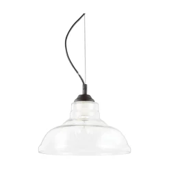 Ideal-Lux - Lampada a sospensione BISTRO' SP1 PLATE , 28 x 28 x h40 cm,<Dmora Shop
