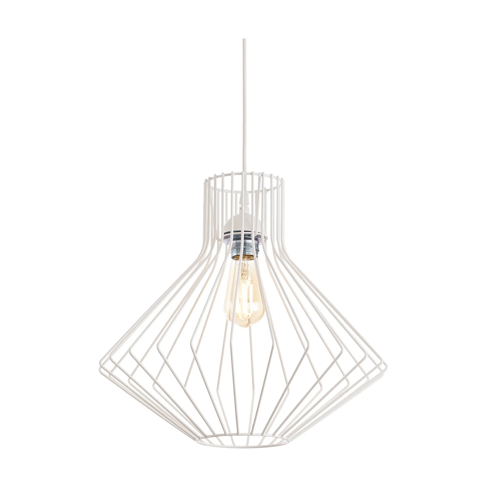 Ideal-Lux - Lampada a sospensione AMPOLLA-4 SP1 , Made in Italy, 40 x 40 x h62 cm,<Dmora Sale