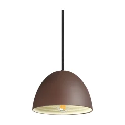 Ideal-Lux - Lampada a sospensione FOLK SP1 D18 COFFEE, 18 x 18 x h36 cm,<Dmora Shop