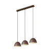 Ideal-Lux - Lampada a sospensione FOLK SP3 COFFEE, 72 x 18 x h42 cm,<Dmora Clearance