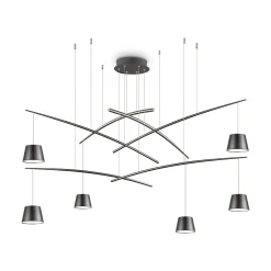 Ideal-Lux - Lampada a sospensione FISH SP6, 160 x 160 x h253 cm,<Dmora Hot