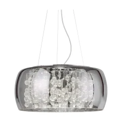 Ideal-Lux - Lampada a sospensione AUDI-80 SP8 FUME', 50 x 50 x h45 cm,<Dmora Sale