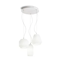 Ideal-Lux - Lampada a sospensione ORIGAMI SP3, 40 x 40 x h51 cm,<Dmora Shop