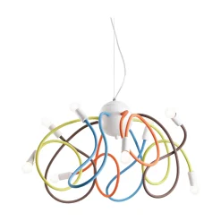 Ideal-Lux - Lampada a sospensione MULTIFLEX SP8 COLOR, 60 x 60 x h80 cm,<Dmora Online