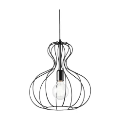 Ideal-Lux - Lampada a sospensione AMPOLLA-1 SP1 , Made in Italy, 35 x 35 x h63 cm,<Dmora Clearance