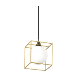 Ideal-Lux - Lampada a sospensione LINGOTTO SP1 , 12 x 12 x h37 cm,<Dmora Clearance