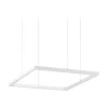 Ideal-Lux - Lampada a sospensione ORACLE SLIM SP D050 SQUARE 3000K ON-OFF WH, 50 x 50 x h28 cm,<Dmora Fashion