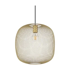 Ideal-Lux - Lampada a sospensione NET SP1 D34 ORO, 34 x 34 x h56 cm,<Dmora Hot