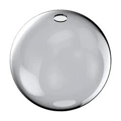 Ideal-Lux - Lampada a sospensione RUBBER VETRO D15 FUME', 15 x 15 x h15 cm,<Dmora Shop