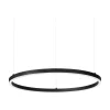 Ideal-Lux - Lampada a sospensione ORACLE SLIM SP D070 ROUND 4000K ON-OFF BK, 70 x 70 x h28 cm,<Dmora Cheap