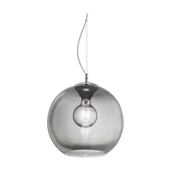 Ideal-Lux - Lampada a sospensione NEMO SP1 D20 FUME', 20 x 20 x h43 cm,<Dmora Best Sale