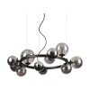 Ideal-Lux - Lampada a sospensione PERLAGE SP11 FUME', 73 x 73 x h55 cm,<Dmora Shop