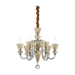 Ideal-Lux - Lampada a sospensione STRAUSS SP6, 51 x 51 x h79 cm,<Dmora Sale