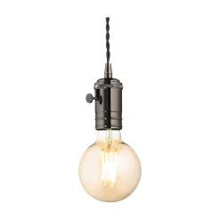 Ideal-Lux - Lampada a sospensione DOC SP1 PIOMBO, 9 x 9 x h34 cm,<Dmora Flash Sale