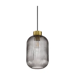 Ideal-Lux - Lampada a sospensione MINT-1 SP1 FUME', 14 x 14 x h49 cm,<Dmora Store