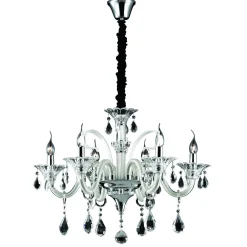 Ideal-Lux - Lampada a sospensione COLOSSAL SP6 AVORIO, 66 x 66 x h78 cm,<Dmora Shop