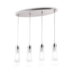 Ideal-Lux - Lampada a sospensione KUKY SP4, 73 x 33 x h60 cm,<Dmora Hot