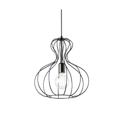 Ideal-Lux - Lampada a sospensione AMPOLLA-1 SP1 , Made in Italy, 35 x 35 x h63 cm,<Dmora Best