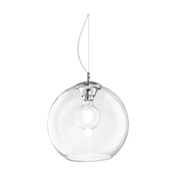 Ideal-Lux - Lampada a sospensione NEMO SP1 D30 , 30 x 30 x h53 cm,<Dmora Shop