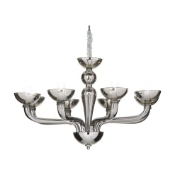 Ideal-Lux - Lampada a sospensione CASANOVA SP8 FUME', 88 x 88 x h76 cm,<Dmora New