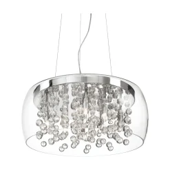 Ideal-Lux - Lampada a sospensione AUDI-80 SP8 , 50 x 50 x h45 cm,<Dmora Clearance