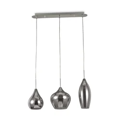 Ideal-Lux - Lampada a sospensione SOFT SP3 FUME', 60 x 20 x h56 cm,<Dmora Online