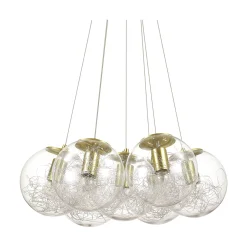 Ideal-Lux - Lampada a sospensione MAPA SAT SP7 , 60 x 60 x h45 cm,<Dmora Online