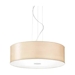Ideal-Lux - Lampada a sospensione WOODY SP5 WOOD, 60 x 60 x h43 cm,<Dmora Discount