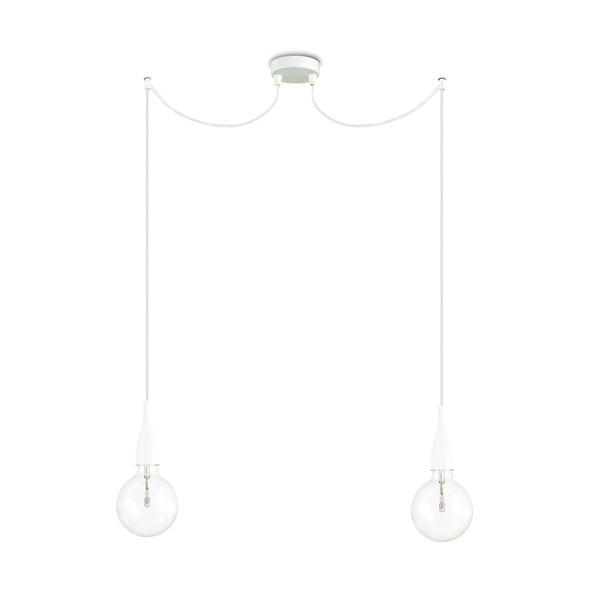 Ideal-Lux - Lampada a sospensione MINIMAL SP2 OPACO, 160 x 12 x h51 cm,<Dmora Discount