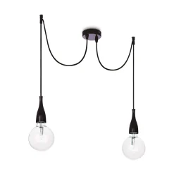 Ideal-Lux - Lampada a sospensione MINIMAL SP2 OPACO, 160 x 12 x h51 cm,<Dmora Outlet
