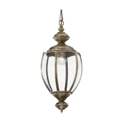 Ideal-Lux - Lampada a sospensione NORMA SP1 BRUNITO, 25 x 25 x h78 cm,<Dmora Sale