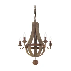 Ideal-Lux - Lampada a sospensione MILLENNIUM SP5, 52 x 52 x h86 cm,<Dmora New