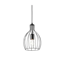 Ideal-Lux - Lampada a sospensione AMPOLLA-2 SP1 , Made in Italy, 21 x 21 x h57 cm,<Dmora Flash Sale