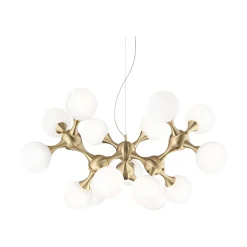 Ideal-Lux - Lampada a sospensione NODI SP15 , 105 x 105 x h83 cm,<Dmora Shop