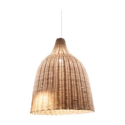 Ideal-Lux - Lampada a sospensione HAUNT SP1 LEGNO, 35 x 35 x h70 cm,<Dmora New